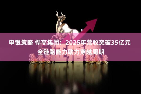 申银策略 悍高集团:2025年营收突破35亿元 全链路能力助力穿越周期